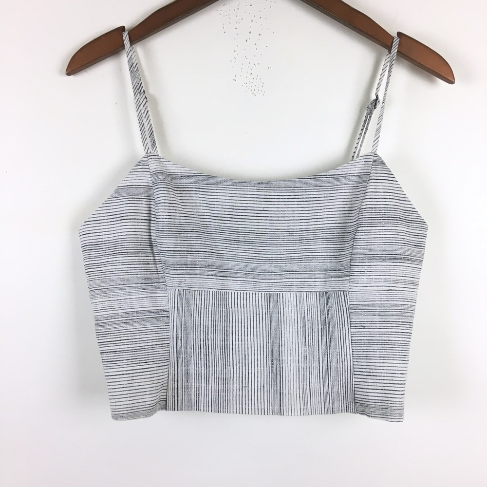 Gentle Fawn Black and White Striped Camisole